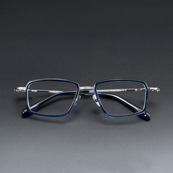 Rectangle Glasses EF1116 - Wide Frames for Men with Larger Heads