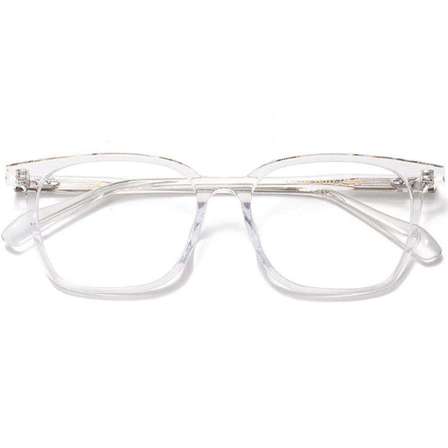 Square Glasses EF1141 - Wide Frames for Men with Larger Heads