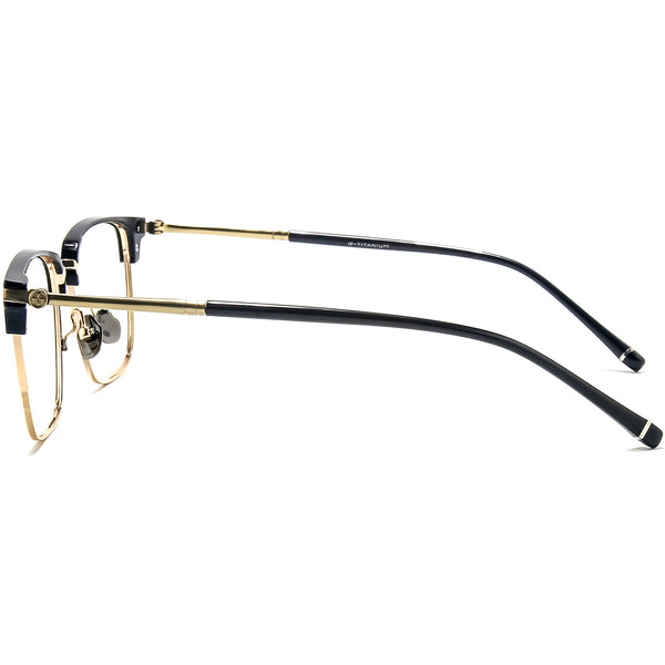 Browline Glasses EF1082 - Wide Frames For Men With Larger Heads