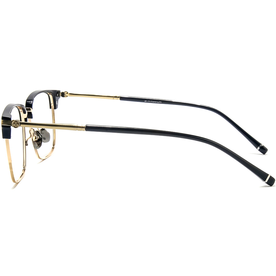 Browline Glasses EF1082 - Wide Frames For Men With Larger Heads