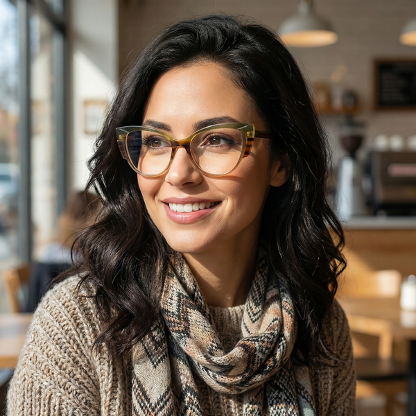 Cat-Eye Glasses A3755