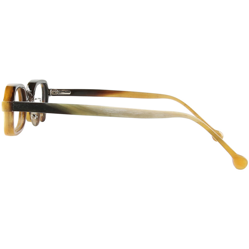 Buffalo Horn Rectangle Glasses NJ1097