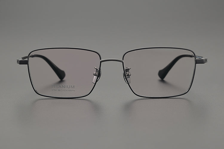 Rectangle Glasses EF1048 - Wide Frames for Men with Larger Heads