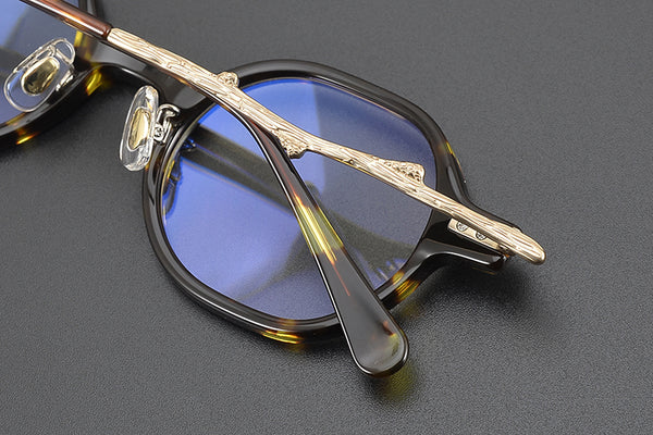 Geometric Glasses TG1240 - Wide Frames for Men with Larger Heads