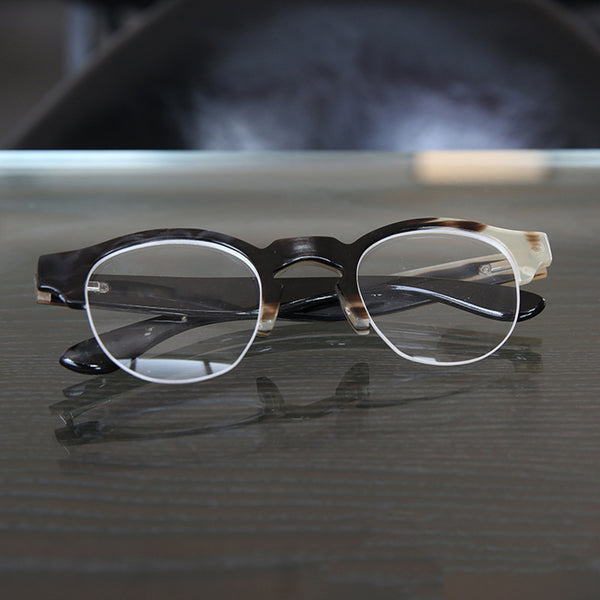 Buffalo Horn Round Glasses NJ1259