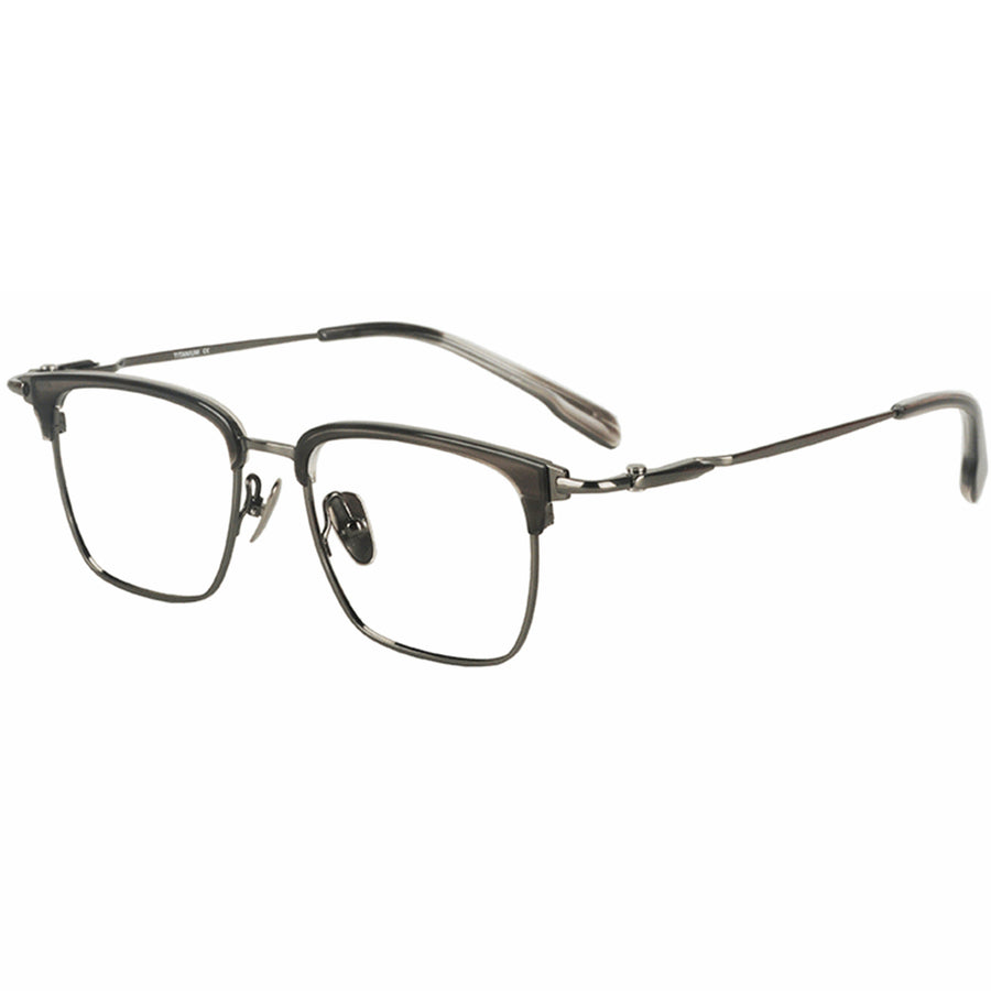 Browline Glasses EF1103 - Wide Frames for Men with Larger Heads