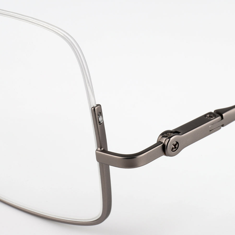 Square Billiards & Pool Glasses RV1052 – Reverse Half-Rim, Adjustable Tilt