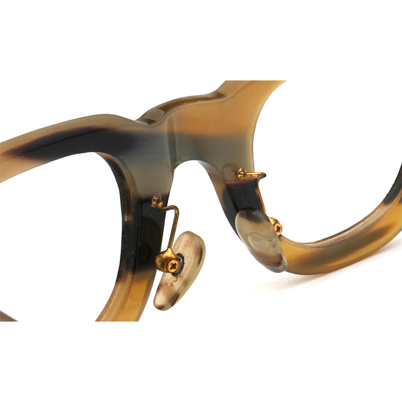 Buffalo Horn Square Glasses NJ1012