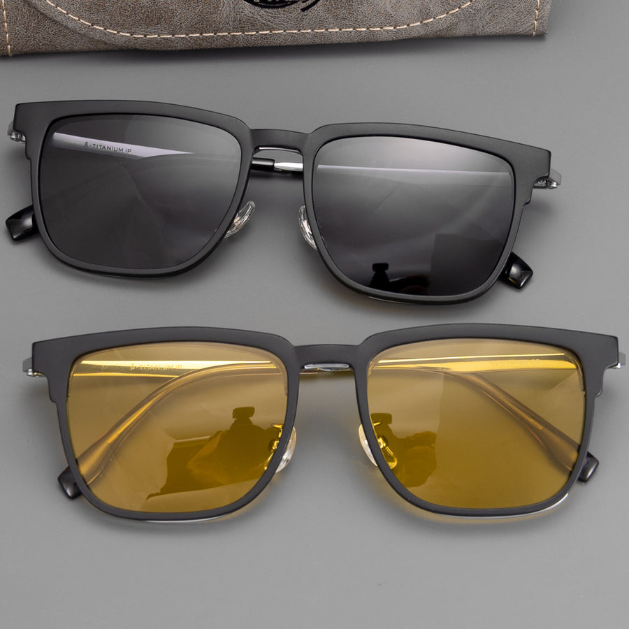 Browline Glasses EF1092 - Wide Frames for Men with Larger Heads