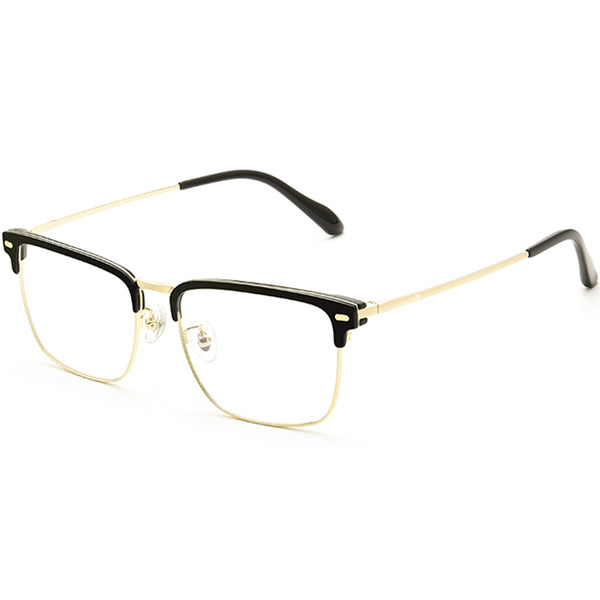 Browline Glasses EF1084 - Wide Frames For Men With Larger Heads