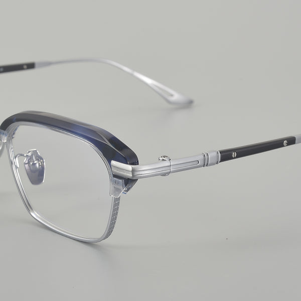 Browline Glasses EF1131 - Wide Frames for Men with Larger Heads