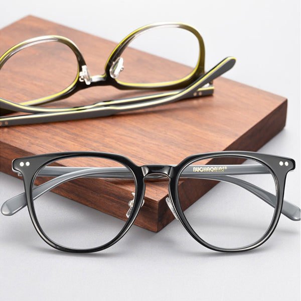 Round Glasses A1172 - Wide Frames for Men with Larger Heads