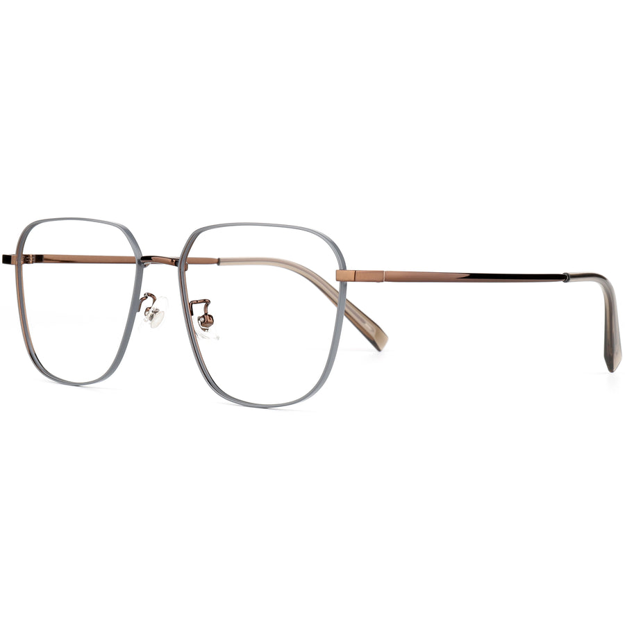 Square Glasses EF1146 - Wide Frames for Men with Larger Heads