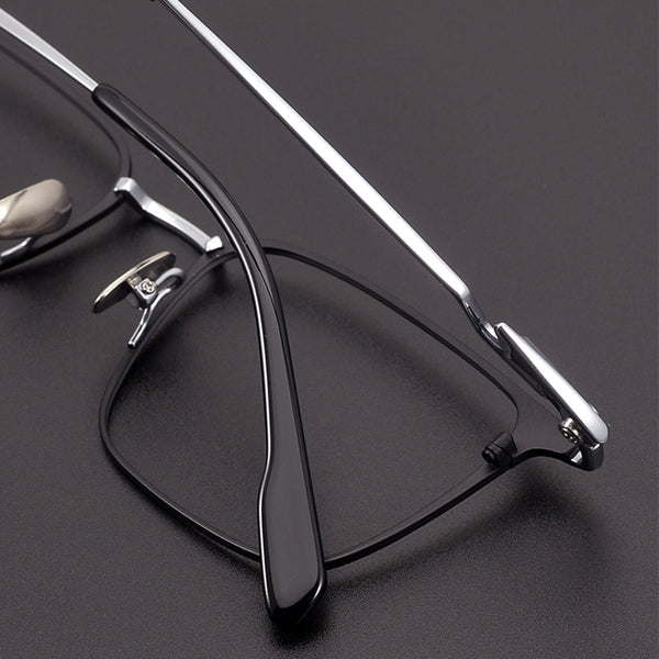 Square Glasses EF1095 - Wide Frames for Men with Larger Heads