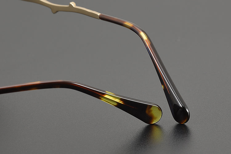 Geometric Glasses TG1240 - Wide Frames for Men with Larger Heads