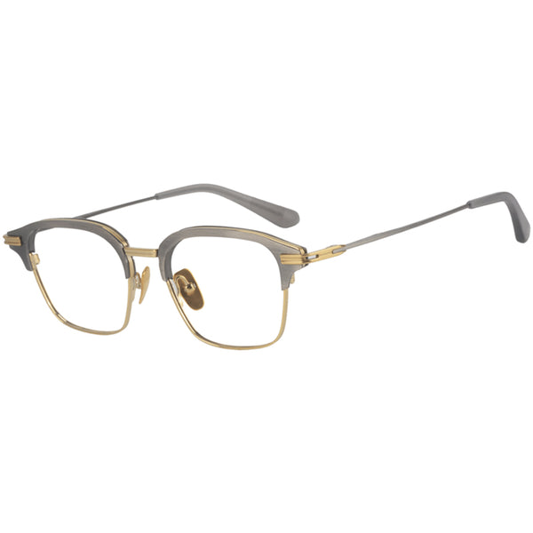 Browline Glasses EF1021 - Wide Frames for Men with Larger Heads