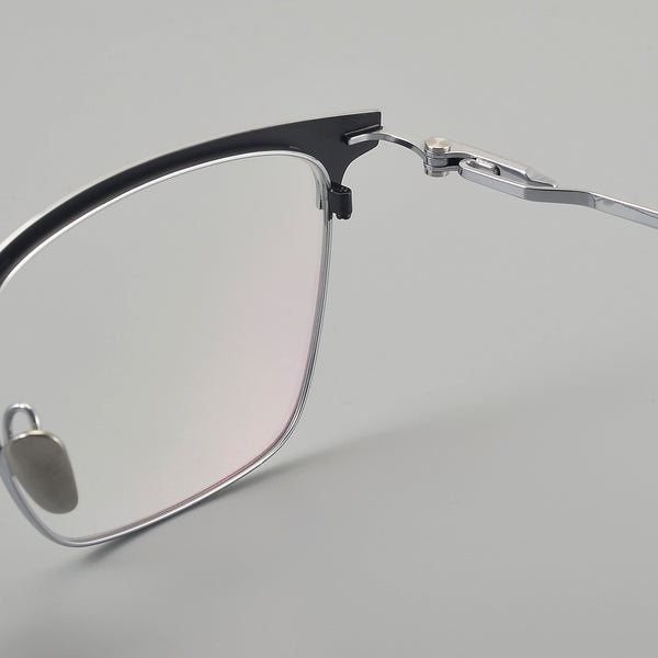Browline Glasses EF1122 - Wide Frames for Men with Larger Heads