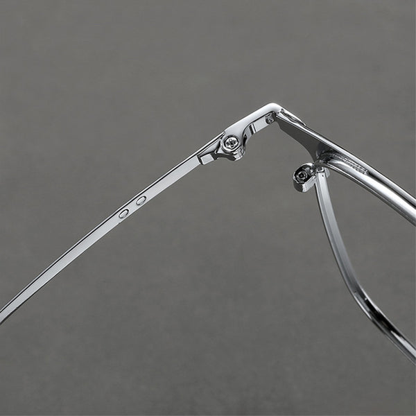 Square Glasses EF1034 - Wide Frames for Men with Larger Heads