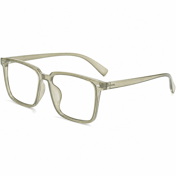 Square Glasses EF1037 - Wide Frames for Men with Larger Heads
