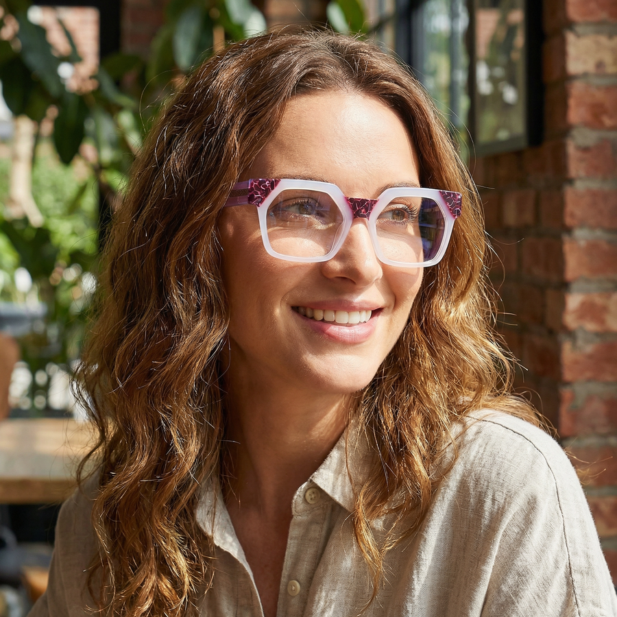 Square Glasses A3724