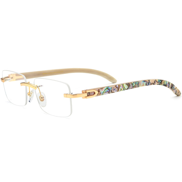 Buffalo Horn Rectangle Glasses BR1309