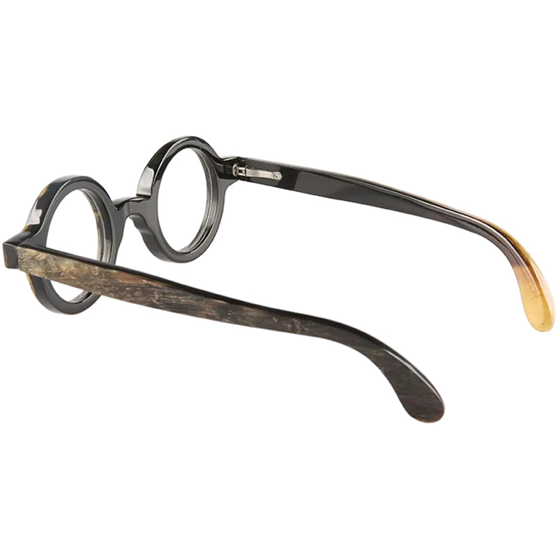 Buffalo Horn Round Glasses NJ1112