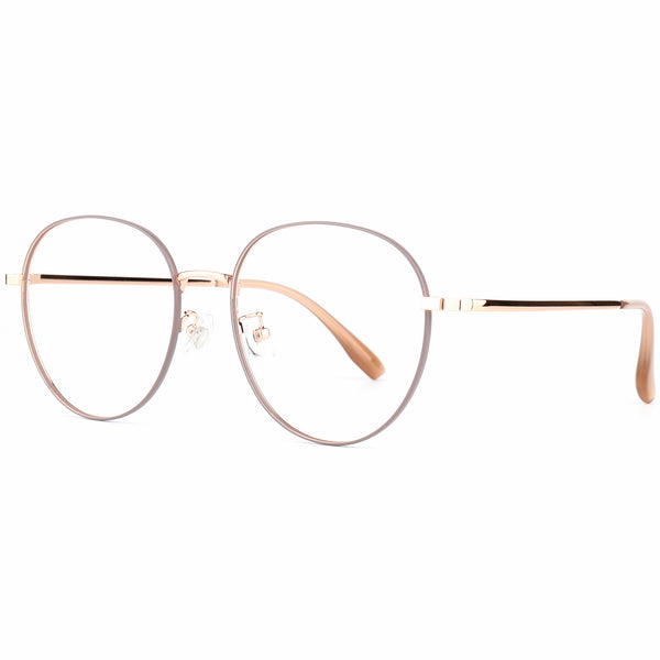 Round Glasses EF1145 - Wide Frames for Men with Larger Heads