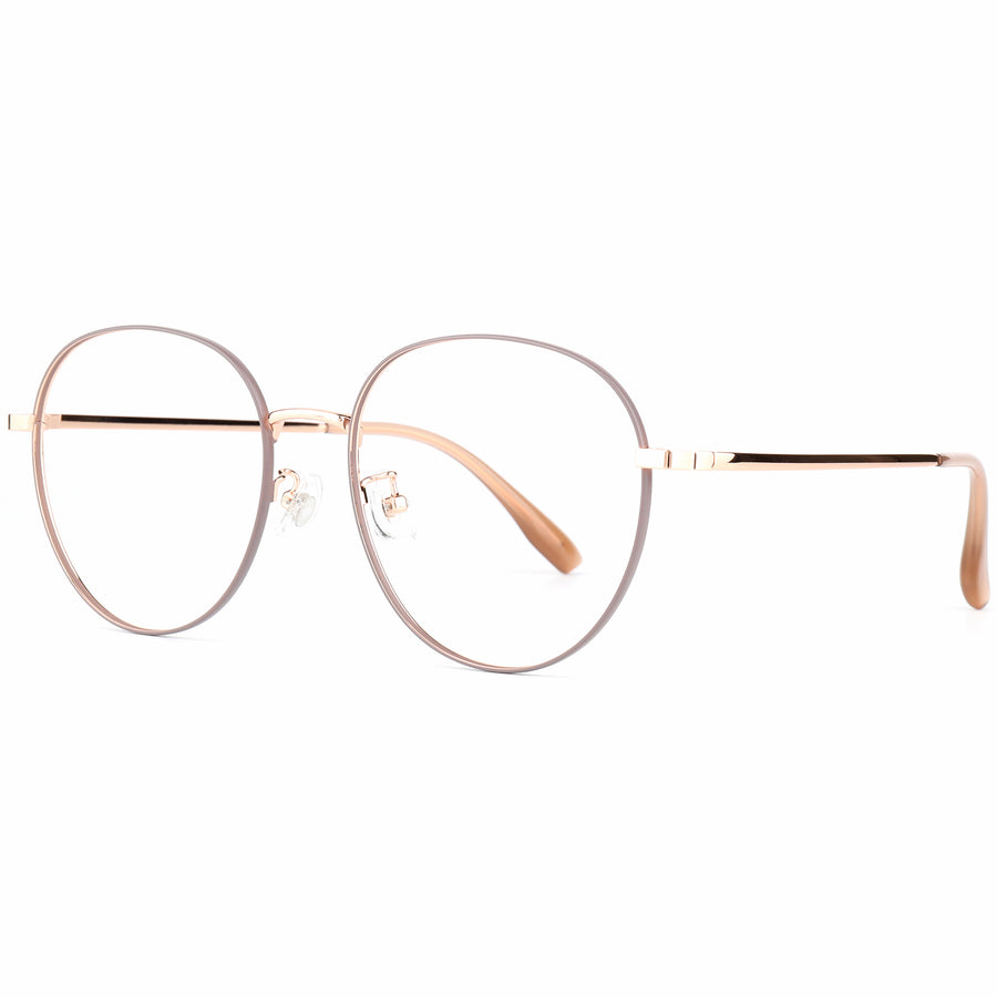 Round Glasses EF1145 - Wide Frames for Men with Larger Heads