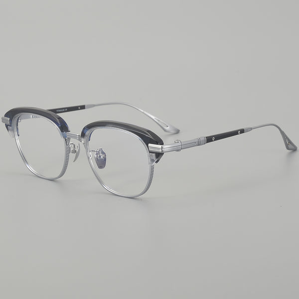 Browline Glasses EF1132 - Wide Frames for Men with Larger Heads