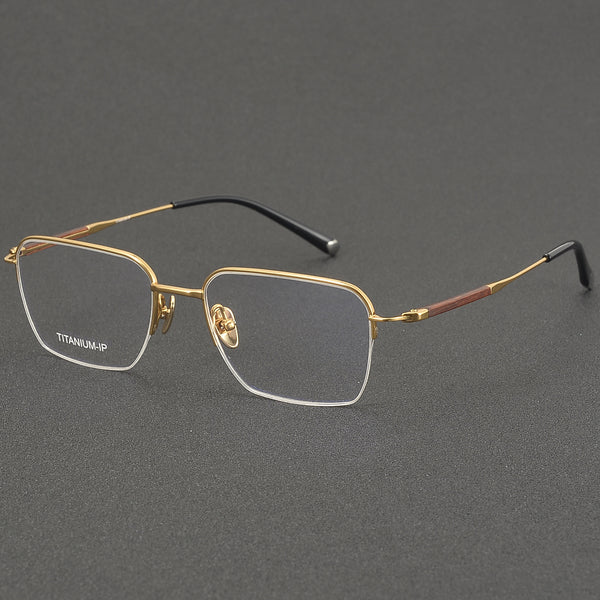 Square Glasses EF1127 - Wide Frames for Men with Larger Heads