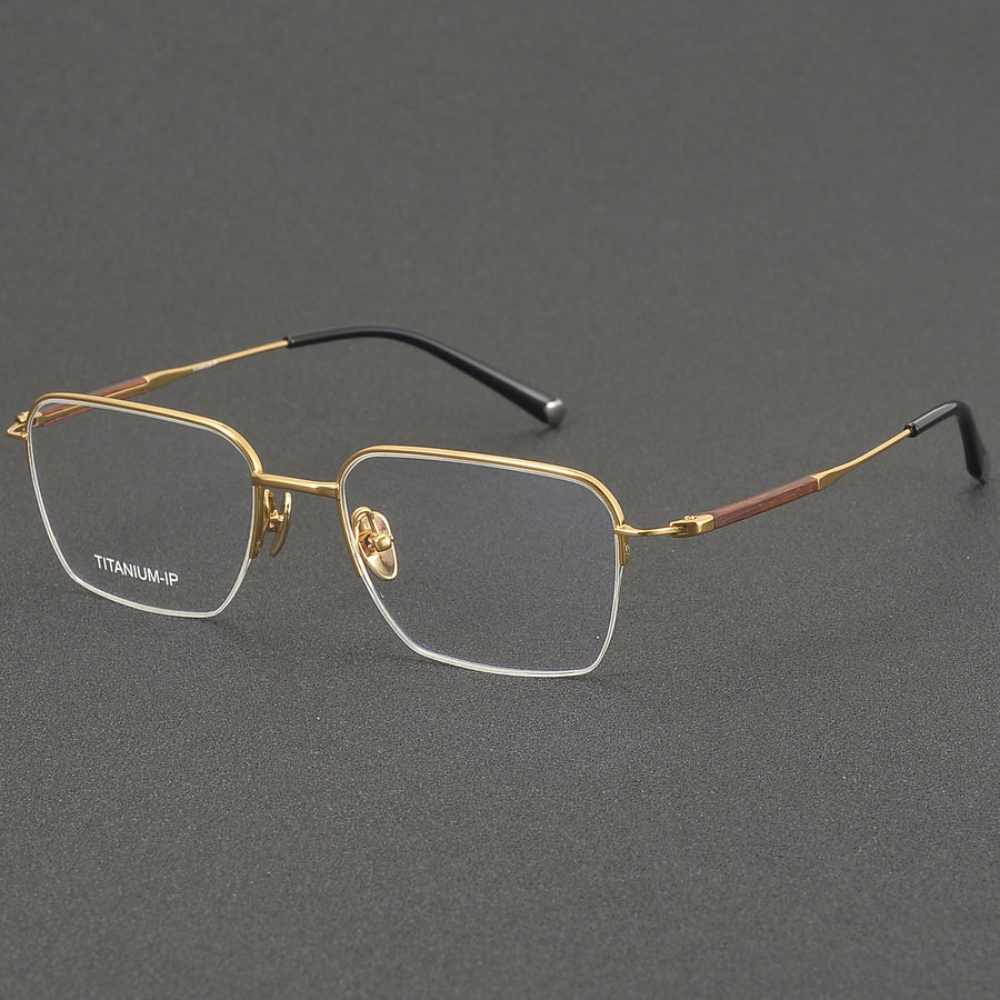 Square Glasses EF1127 - Wide Frames for Men with Larger Heads