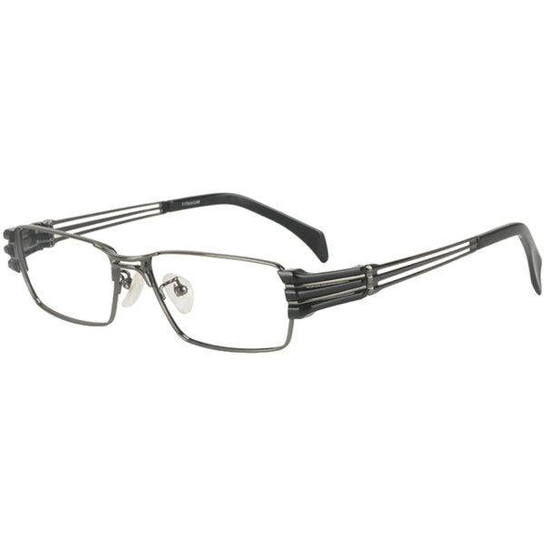 Rectangle Glasses EF1025 - Wide Frames for Men with Larger Heads