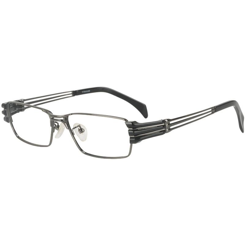 Rectangle Glasses EF1025 - Wide Frames for Men with Larger Heads