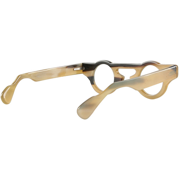 Buffalo Horn Round Glasses NJ1045