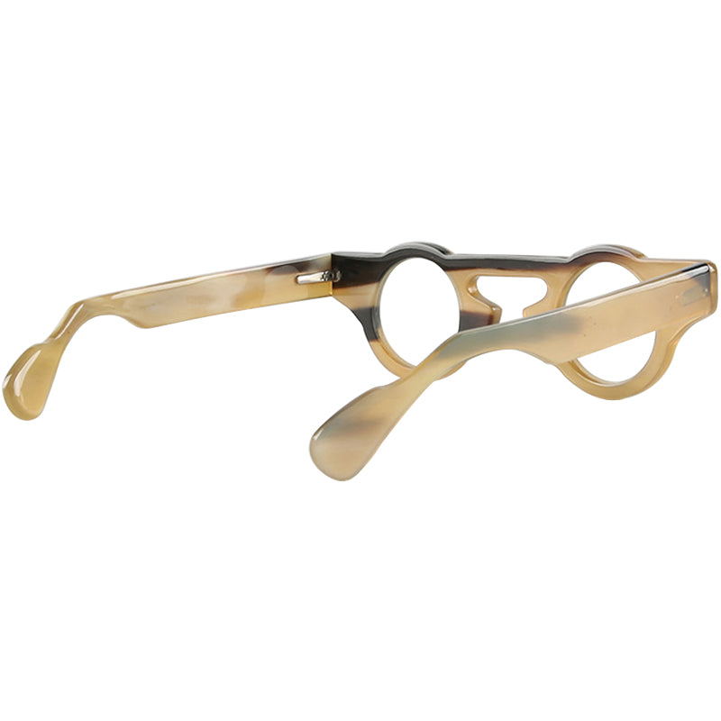 Buffalo Horn Round Glasses NJ1045