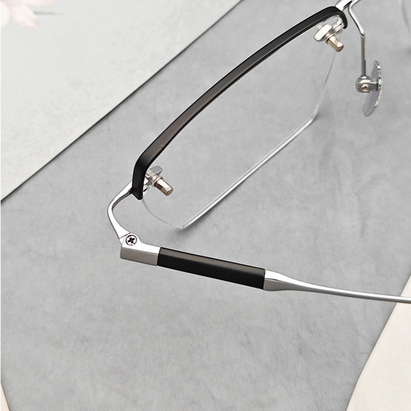 Rectangle Glasses EF1106 - Wide Frames for Men with Larger Heads