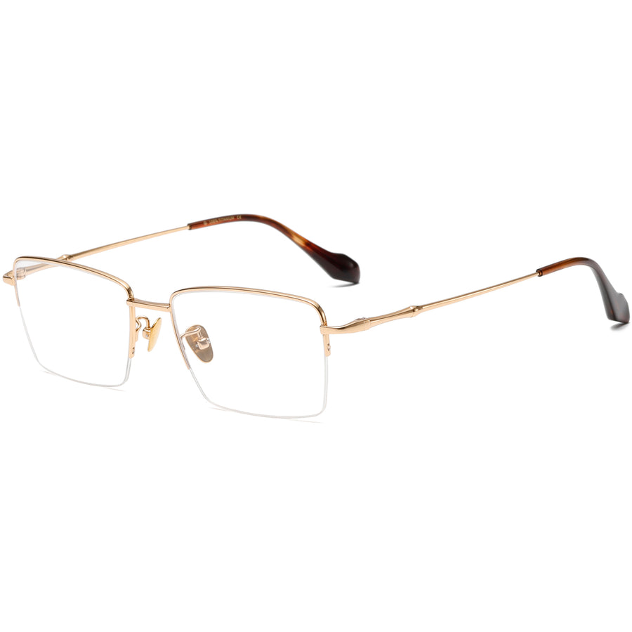 Square Glasses EF1135 - Wide Frames for Men with Larger Heads