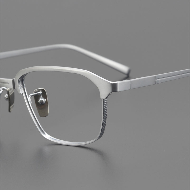 Rectangle Glasses EF1019 - Wide Frames for Men with Larger Heads