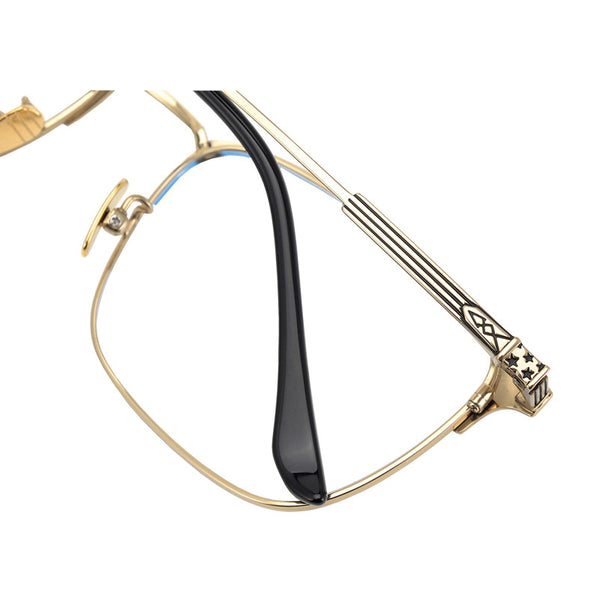 Square Glasses EF1030 - Wide Frames for Men with Larger Heads