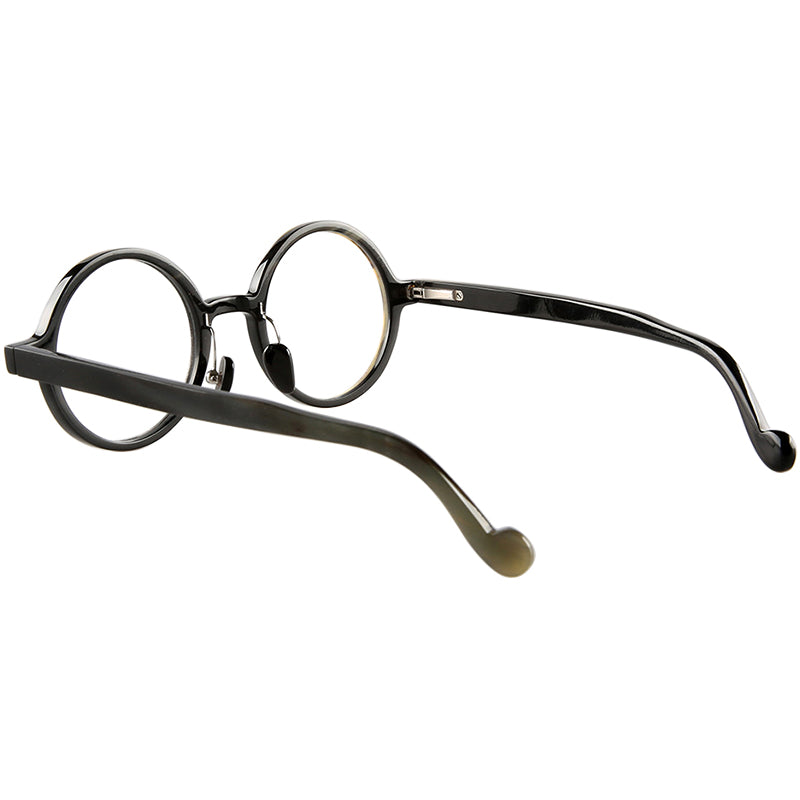 Buffalo Horn Round Glasses NJ1155