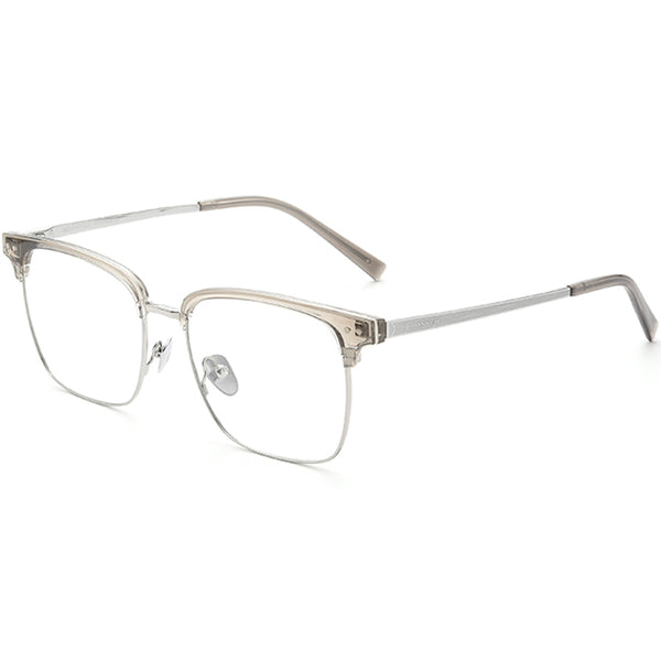 Browline Glasses EF1086 - Wide Frames For Men With Larger Heads
