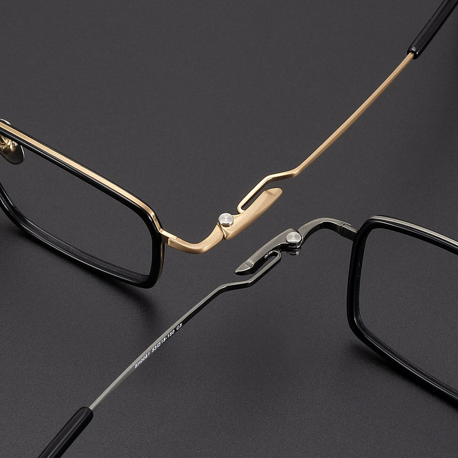 Rectangle Glasses EF1102 - Wide Frames for Men with Larger Heads