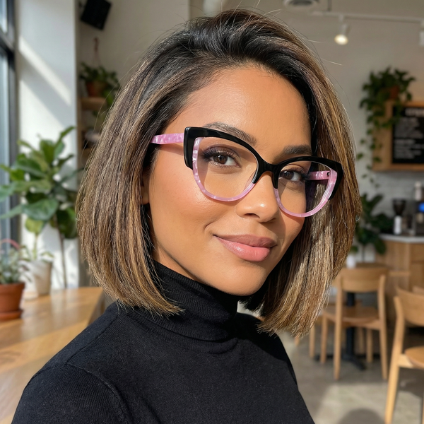 Cat-Eye Glasses A3755
