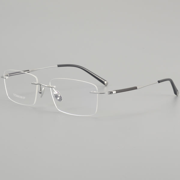 Rectangle Glasses EF1129 - Wide Frames for Men with Larger Heads