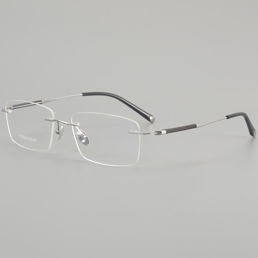 Rectangle Glasses EF1129 - Wide Frames for Men with Larger Heads