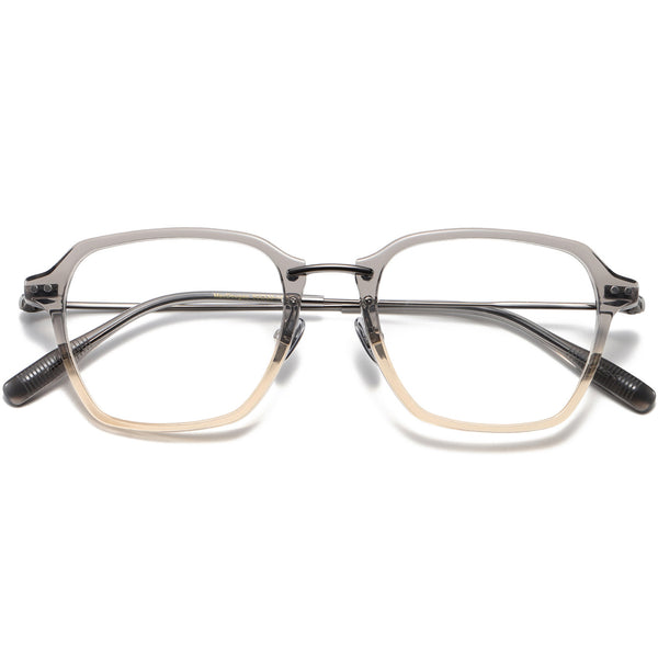 Square Glasses EF1139 - Wide Frames for Men with Larger Heads