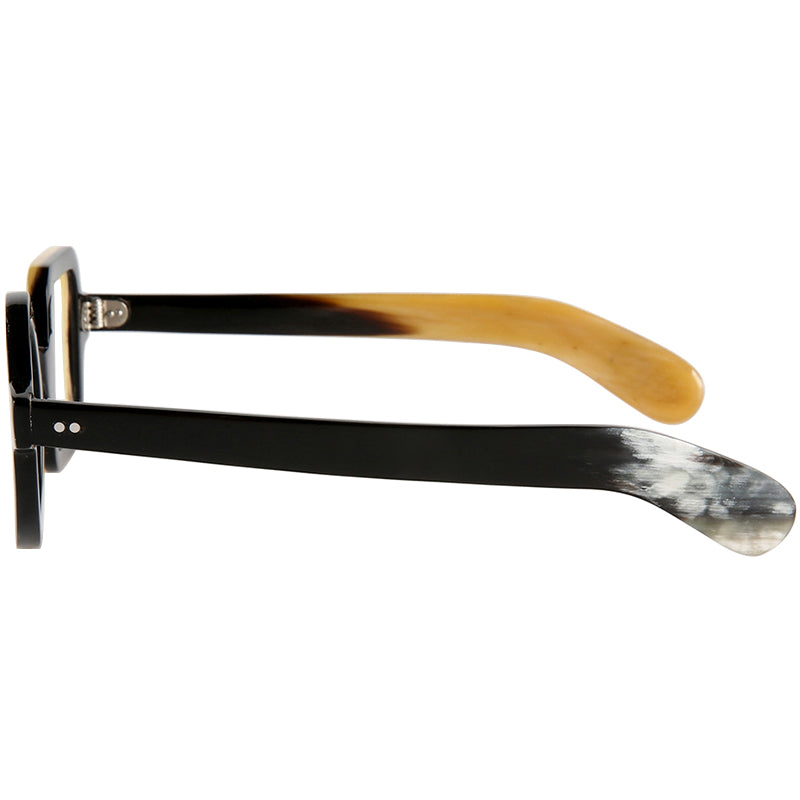 Buffalo Horn Geometric Glasses NJ1147