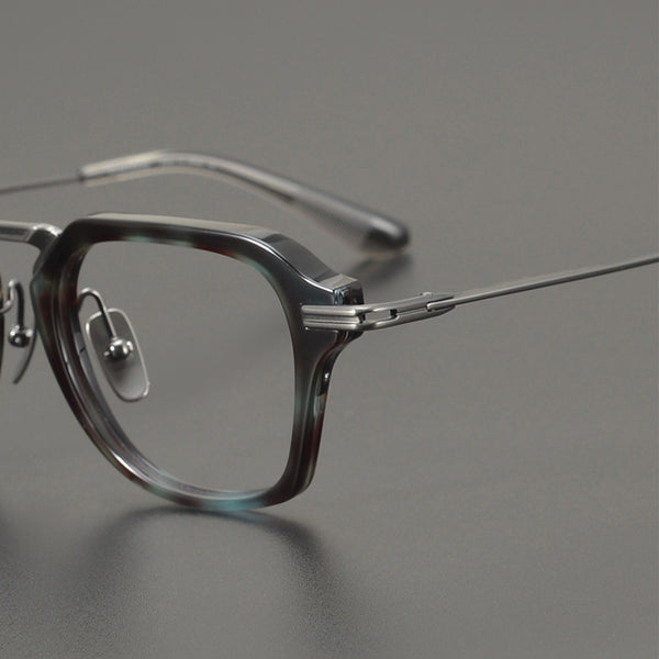Square Glasses EF1016 - Wide Frames for Men with Larger Heads