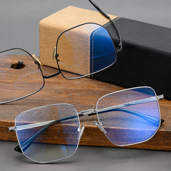 Square Glasses A2610 - Wide Frames for Men with Larger Heads