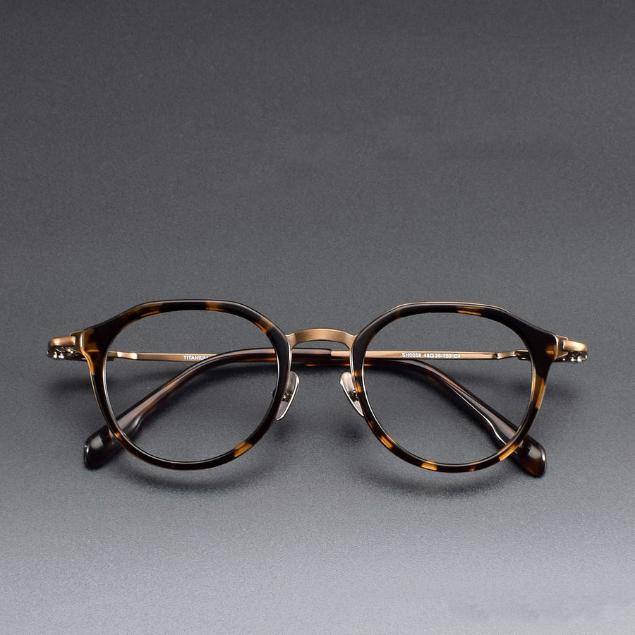 Round Glasses EF1099 - Wide Frames for Men with Larger Heads